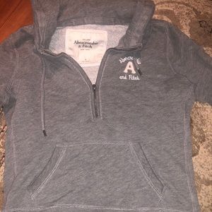 A&F quarter zip hoodie